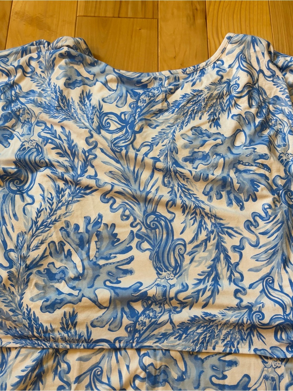 Lilly Pulitzer Inka Resort White Aqua Lounge Dress - Picture 8 of 12